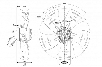 Осевой вентилятор ebmpapst A4E400AP0212
