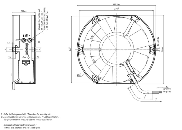 Вентилятор компактный ebmpapst 6448/2 TDHHPR