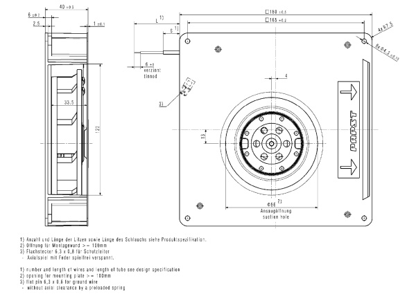 Вентилятор компактный ebmpapst RG 125-19/56
