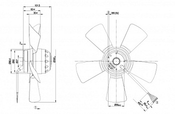 Осевой вентилятор ebmpapst A2D300AD0241