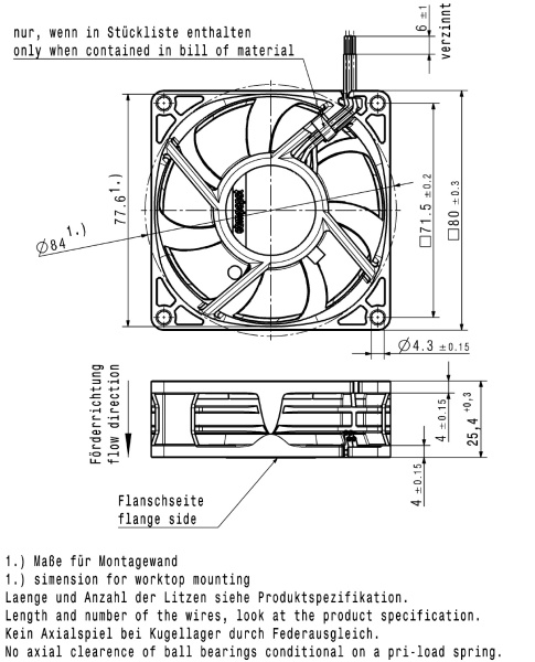 Вентилятор компактный ebmpapst 8452/2 H4P