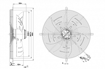 Осевой вентилятор ebmpapst S4E450BP0101