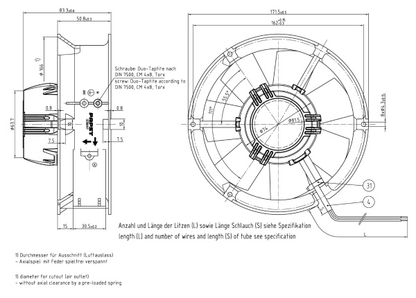 Вентилятор компактный ebmpapst AC 6200 NMU