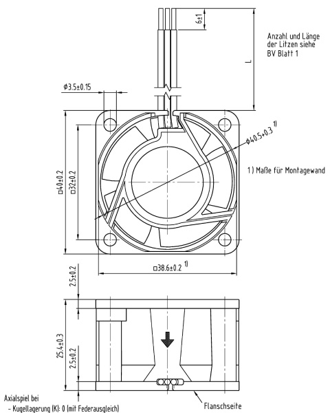 Вентилятор компактный ebmpapst 412 JH