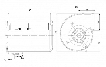 Центробежный вентилятор ebmpapst D4E160FH1205