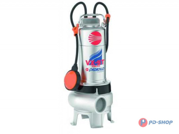 Насос фекальный Pedrollo VX8/35-ST кабель 10м