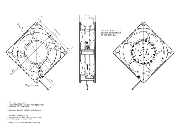 Вентилятор компактный ebmpapst 5314/2 HP