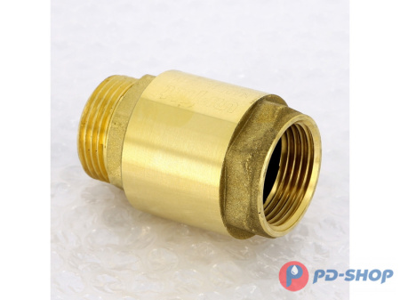 Клапан обратный пружинный с металлическим затвором НВ 1"