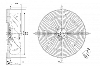 Осевой вентилятор ebmpapst S4D330BP1031