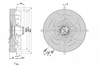 Осевой вентилятор ebmpapst S4D450AP0102