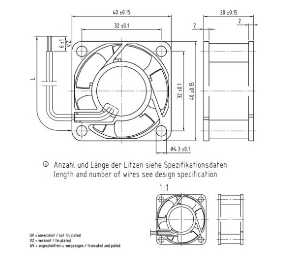 Вентилятор компактный ebmpapst 405