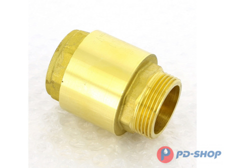 Клапан обратный пружинный с металлическим затвором НВ 1"1/4