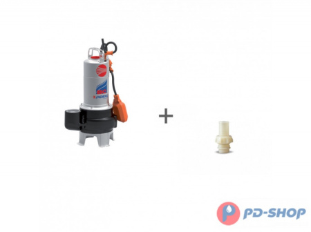 Насос фекальный Pedrollo BCm 15/50 кабель 10м + штуцер прямой RP 2 в подарок!