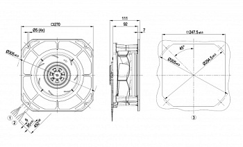 Центробежный вентилятор ebmpapst K3G220RD5303