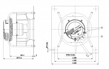 Центробежный вентилятор ebmpapst K3G250AY11C2